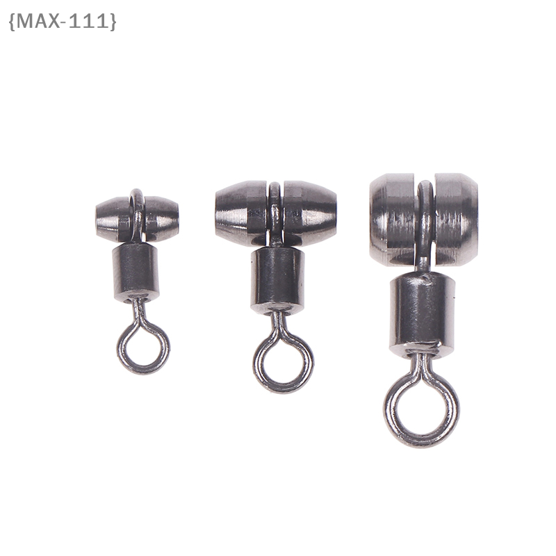 Freshwater Fishing Kit - 【F2-MAX-111】10 stuks 3-weg koperen viswartels-rollager draaibare
