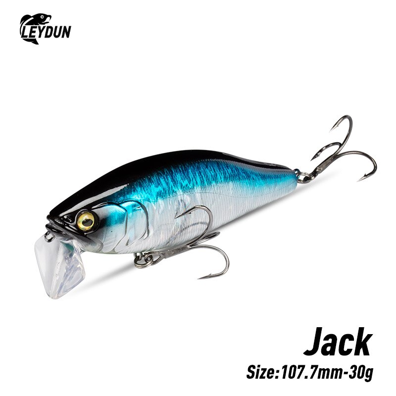 Quality Fishing Equipment - I-JACK Minnow Vissen Lokt 107.7mm 30g