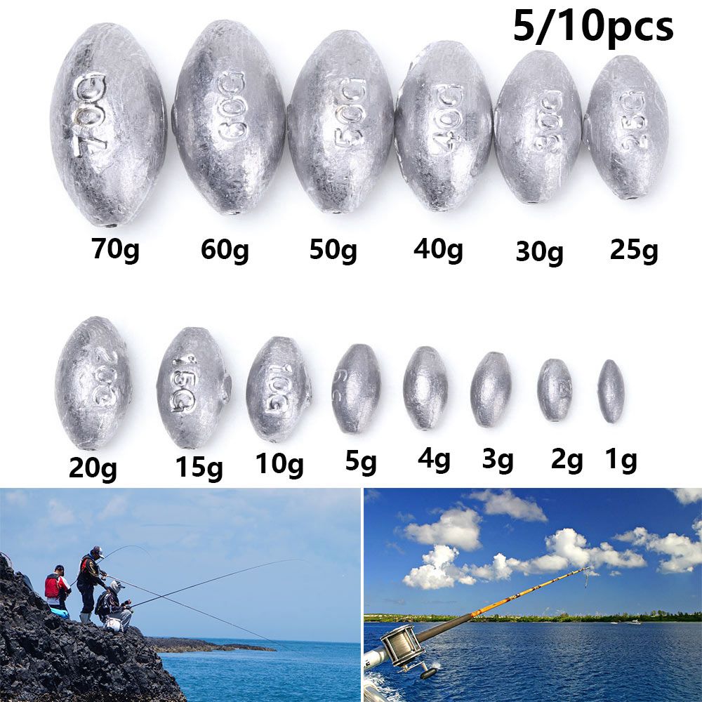 Quality Fishing Equipment - 5/10 stuks hoge kwaliteit lijn zinklood