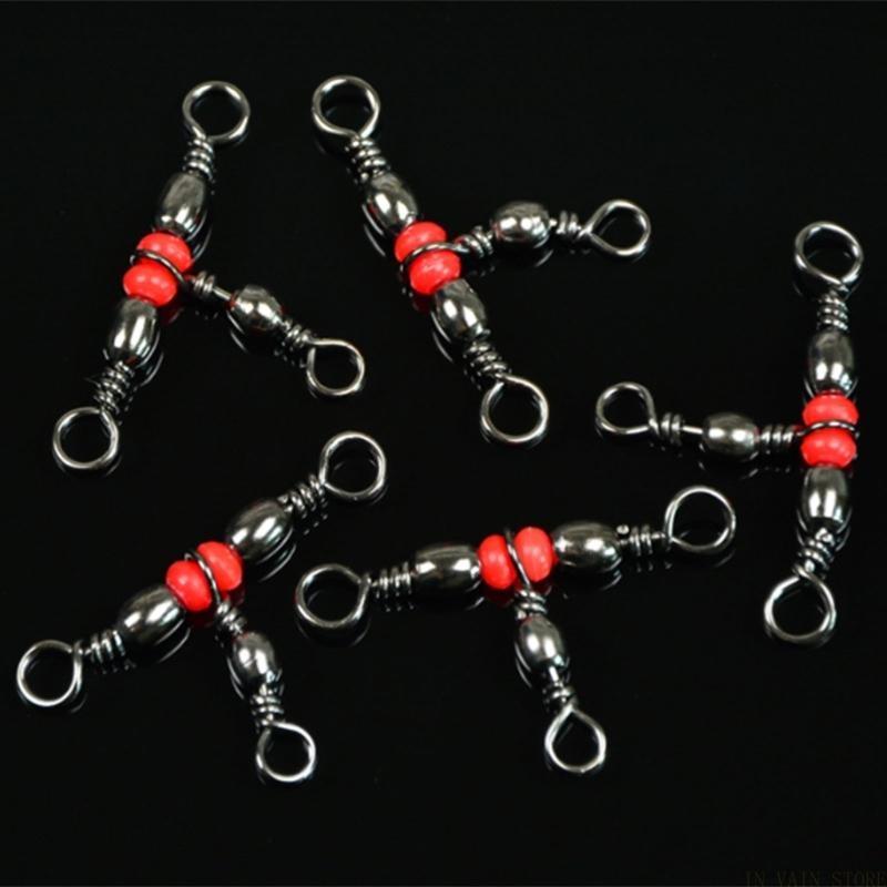 Fishing Equipment Line - M5TC 50 stuks lijnvaten drievoudige wartels