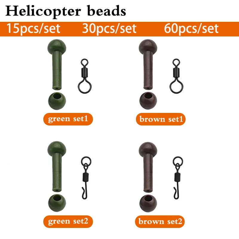 Freshwater Fishing Kit - Karpervissen Chod rig sets, kralen, helicopter