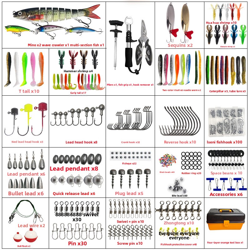 Grote vierlaagse outdoor visse - Fishing Lure recensie en prijs