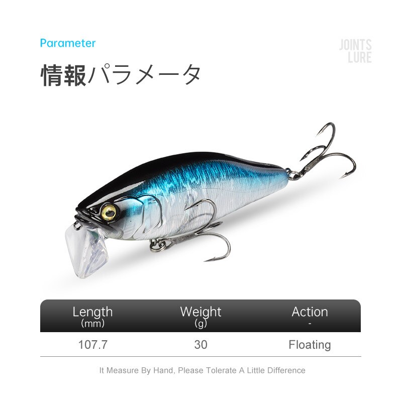 I-JACK Minnow Vissen Lokt 107. - Quality Fishing Equipment recensie en prijs